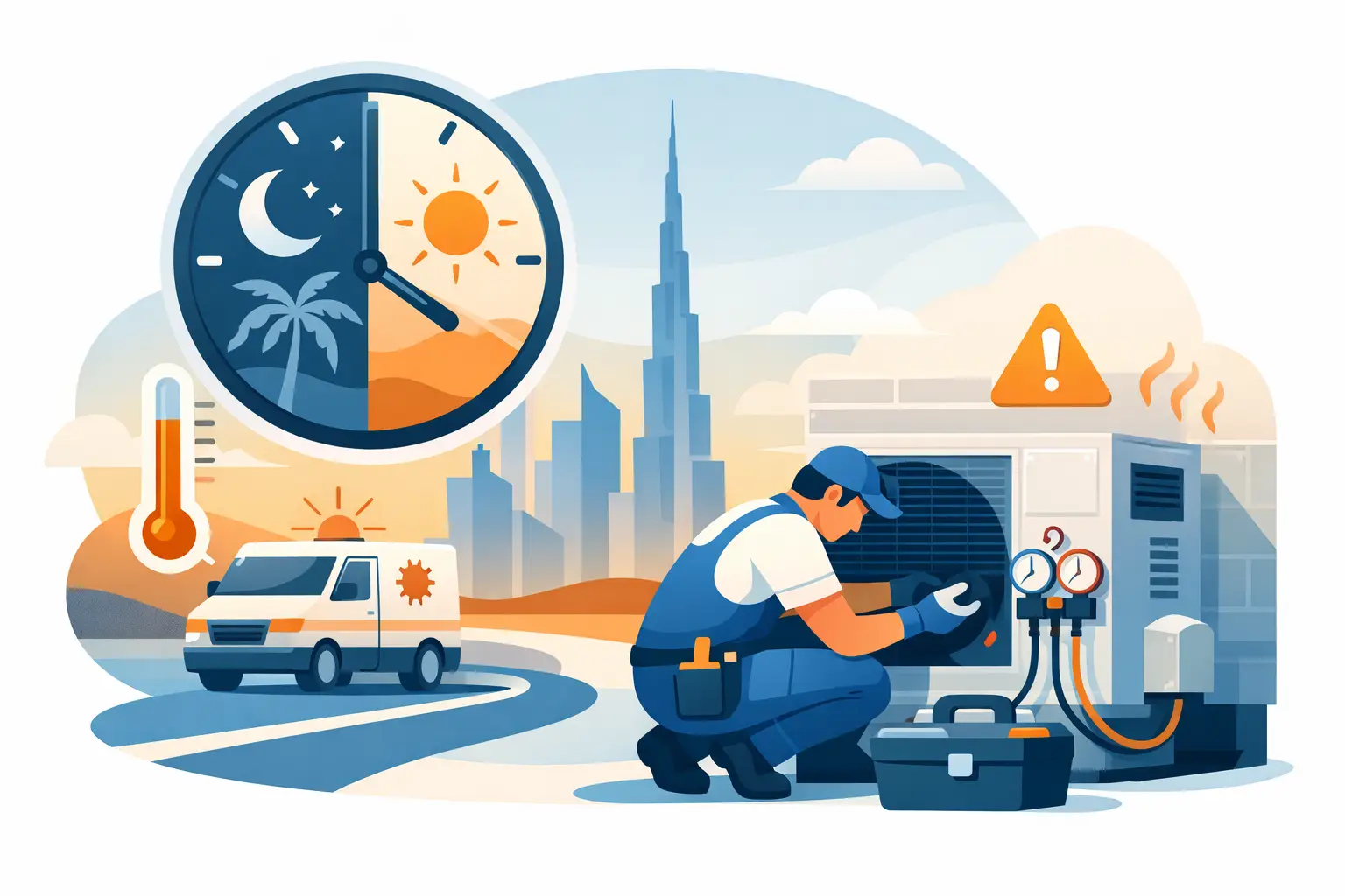 24/7 Emergency AC Repair Dubai When It Counts