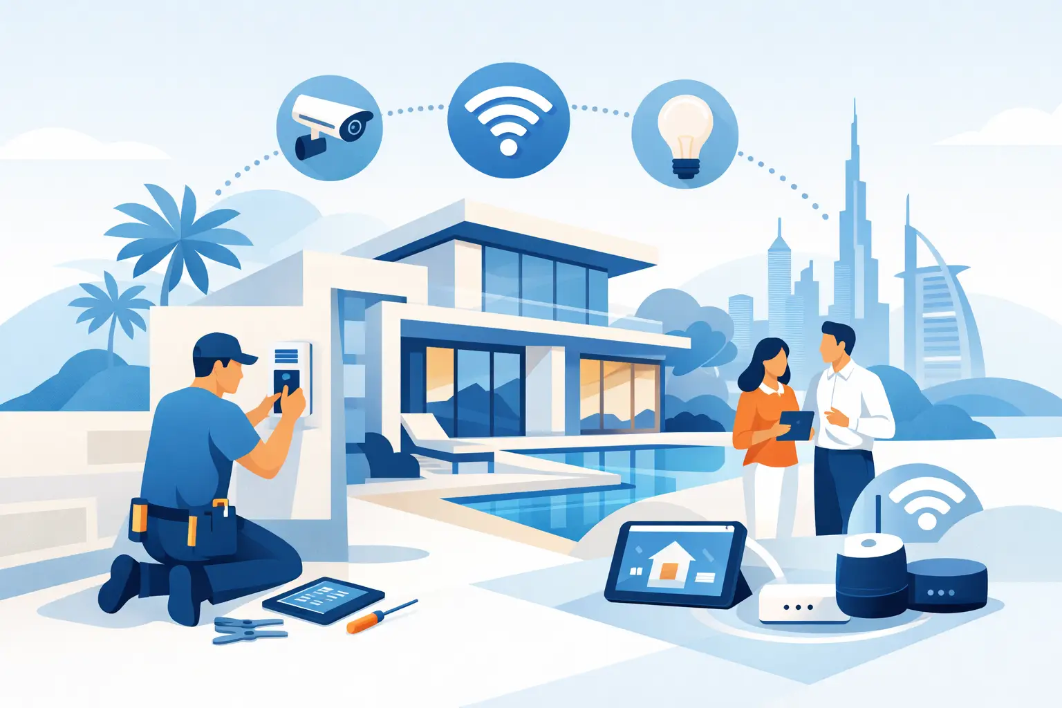 Smart Home Automation Installation Dubai Done Right