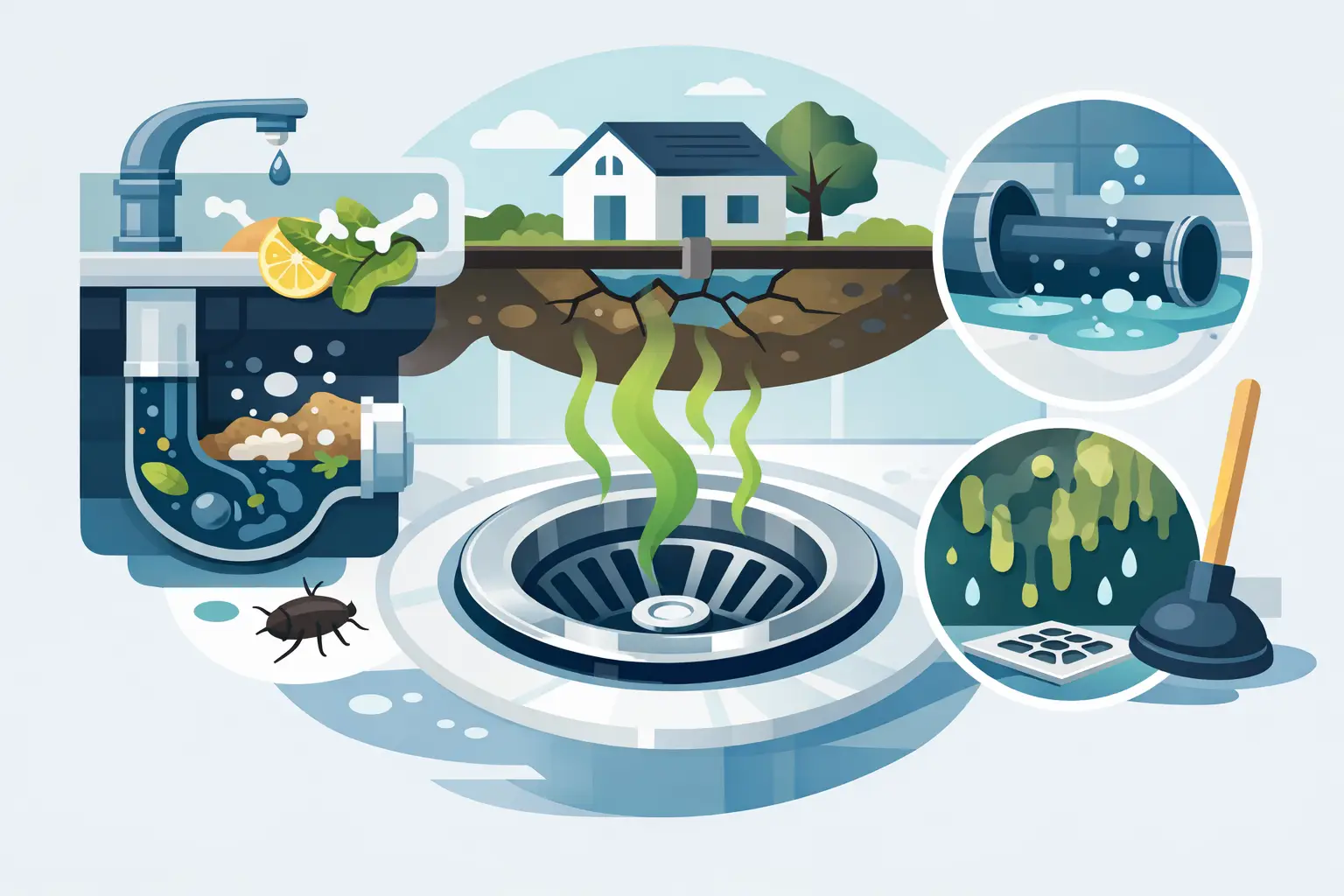 What Causes Drain Odors? 8 Common Problems